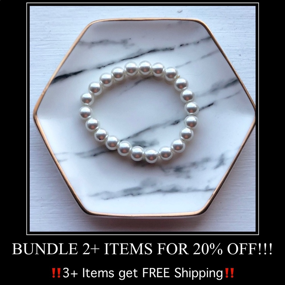 White Pearl Bracelet